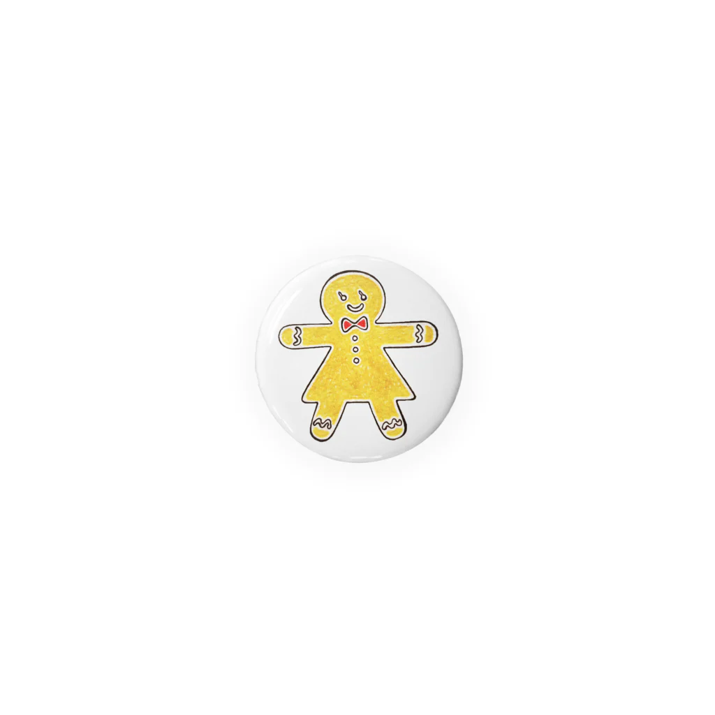 kanaのクッキーマン 女の子 Tin Badge