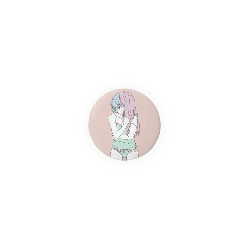 AnDRoIDの男の娘オブジエンド Tin Badge