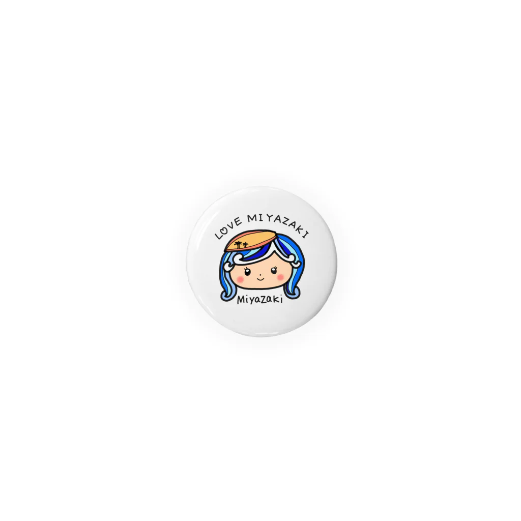 yu-pop MIYAZAKIのLOVE MIYAZAKI Tin Badge