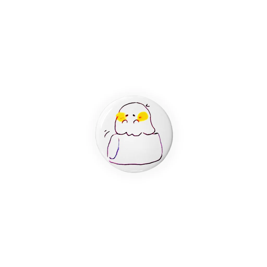 ❁⃘*:･ﾟ✧となりのきいろﾟ･*:.｡❁のマシュマロとおばけくん Tin Badge