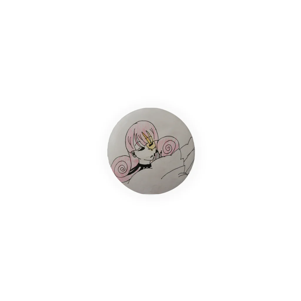 ましゅろーShopのましゅろー［ ギラギラ ］缶バッジ Tin Badge