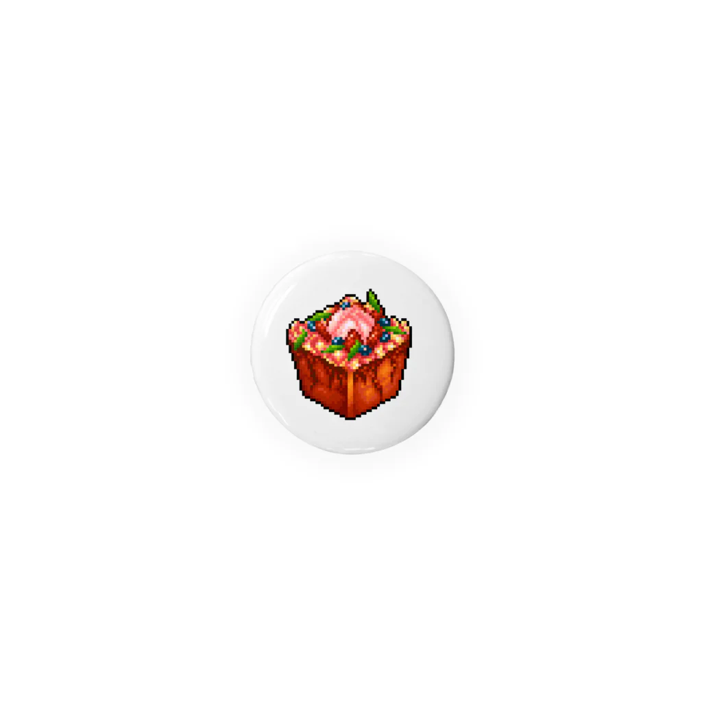 どっと屋のBerry happy Honey Toast Tin Badge