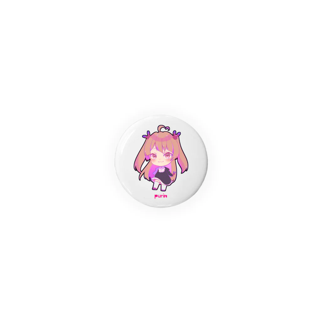 Rimε・●・зstoreのぷりんちゃん Tin Badge