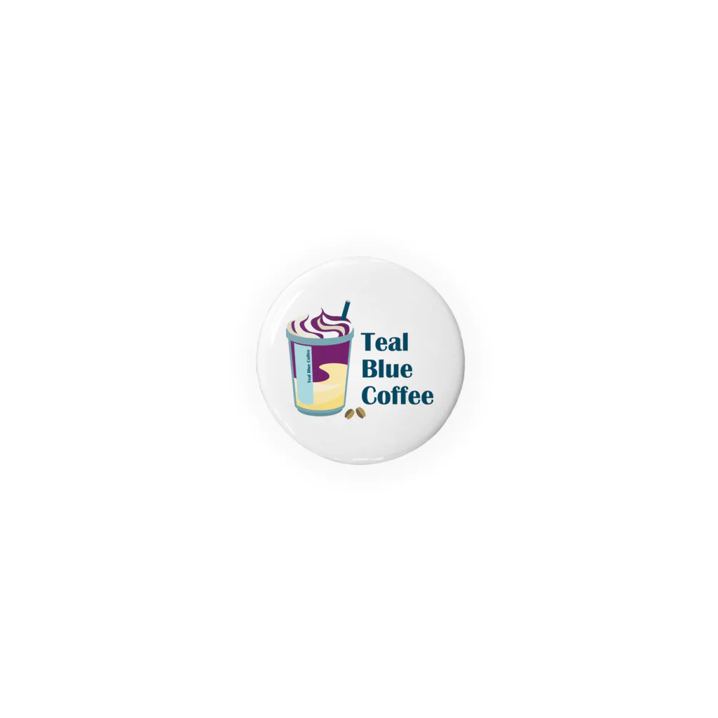 Teal Blue CoffeeのAutumn Fair_frappe logo Tin Badge