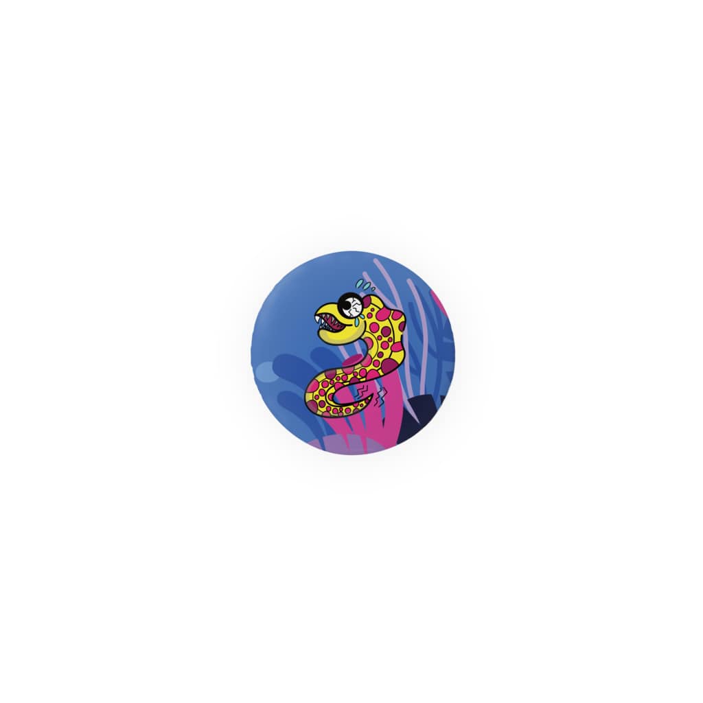 スクーバモンスターズ🤿公式グッズのうつぼバッジ Tin Badge