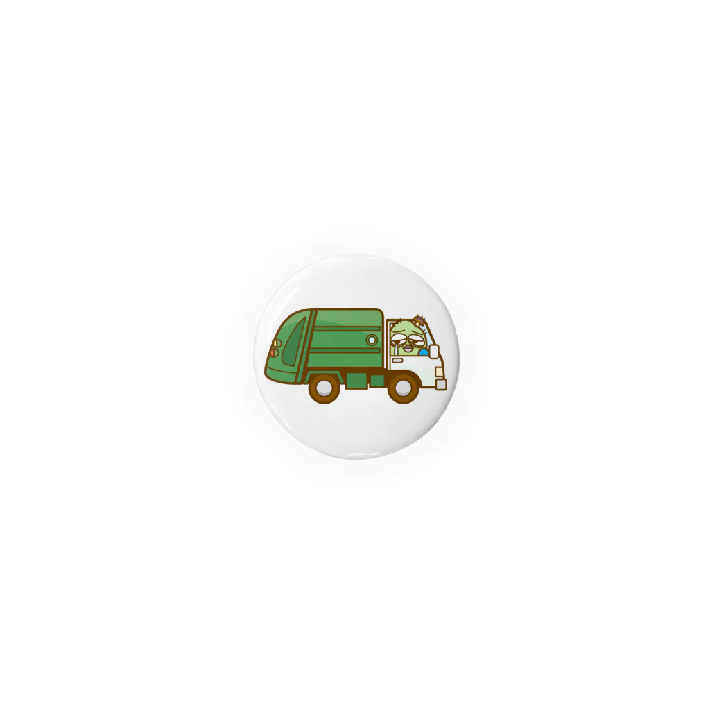 コメビツくんのザンパンくんのゴミ収集車 Tin Badge