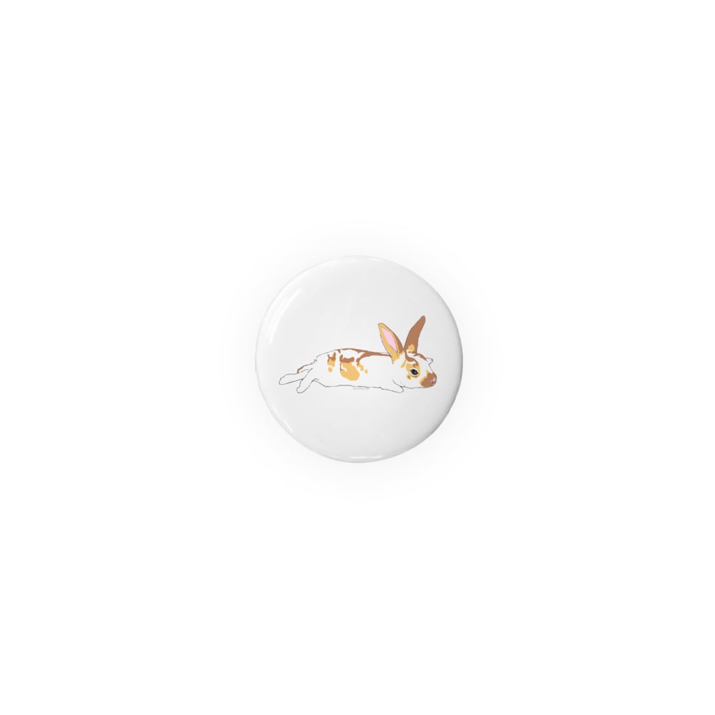 はらぺこCafeのねそべるミニレッキスさん Tin Badge