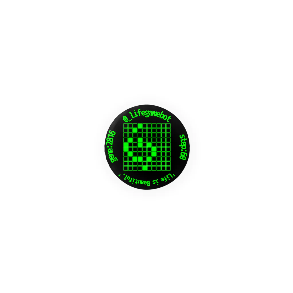 LifeGameBotの@_lifegamebot g:2816 s:60 Tin Badge