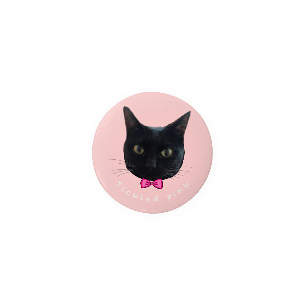 princess_marcheの黒猫のpink缶バッジ Tin Badge