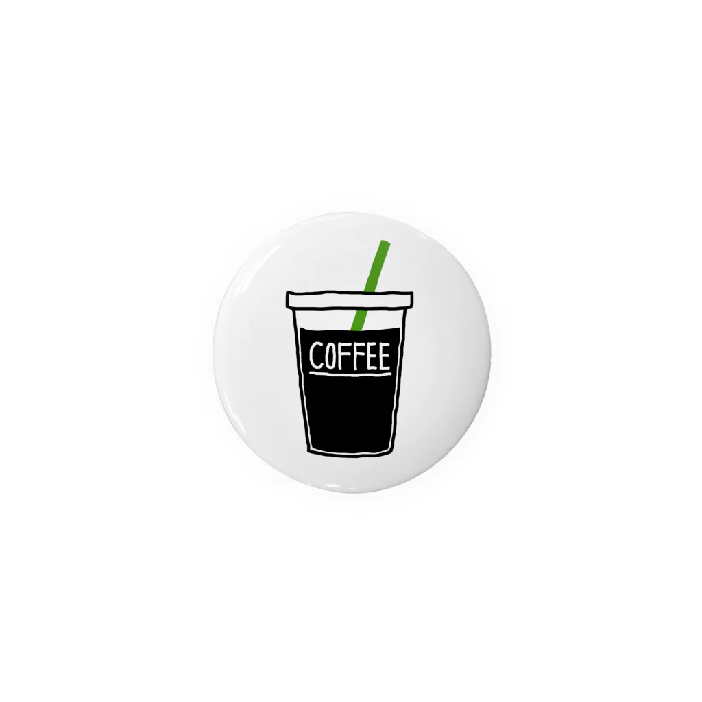 plum.jpのICE COFFEE(green) Tin Badge