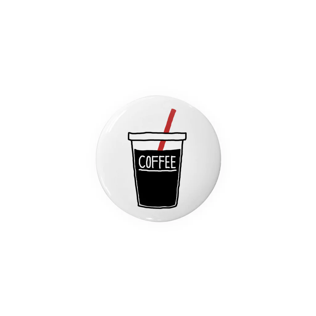 plum.jpのICE COFFEE(red) Tin Badge