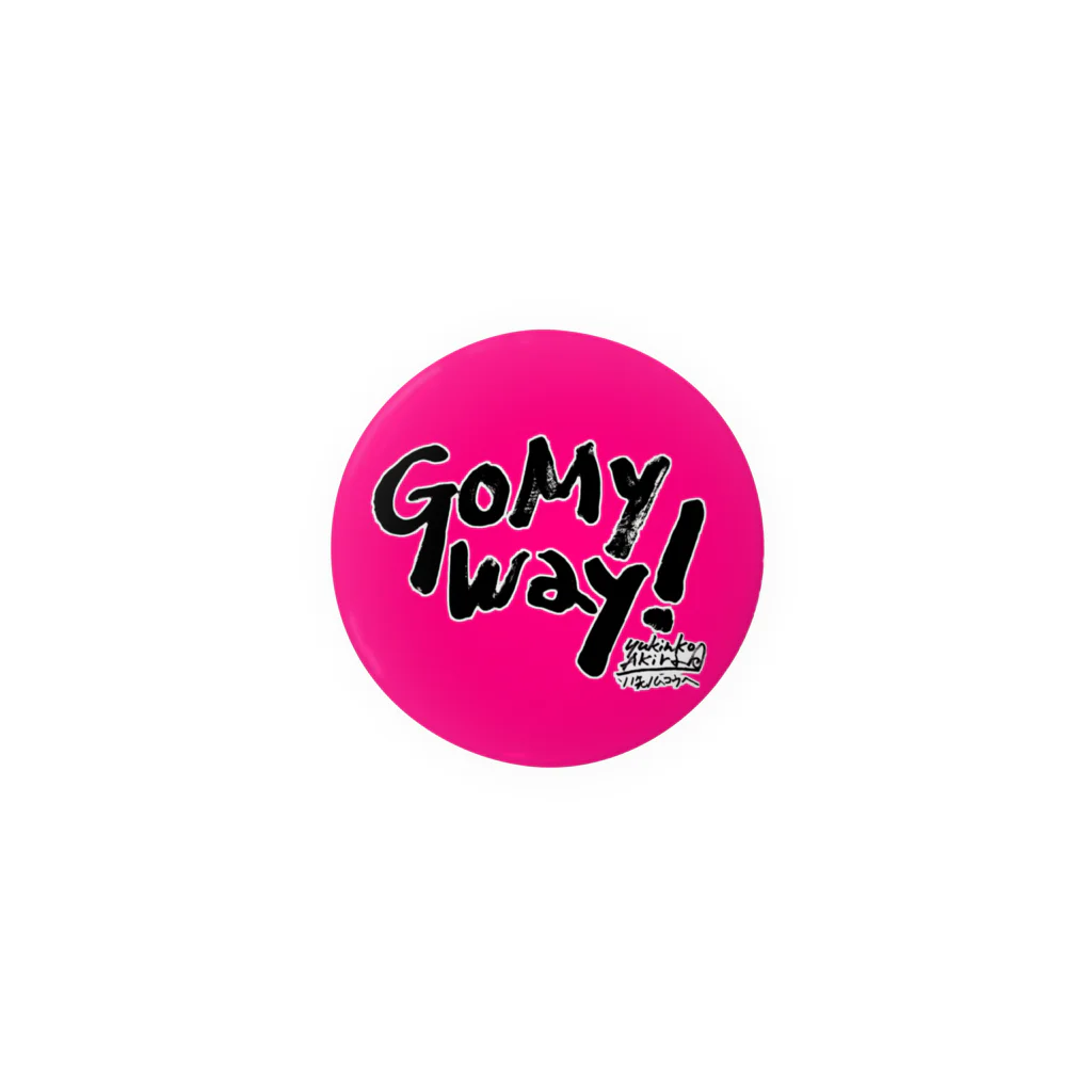 Yukinko Akira factoryのGo My Way! Tin Badge