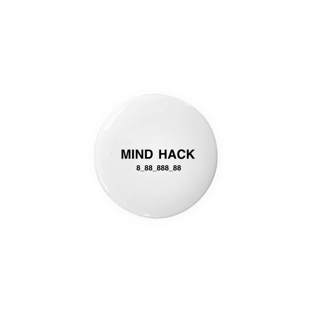 MIND HACK のMIND HACK Tin Badge