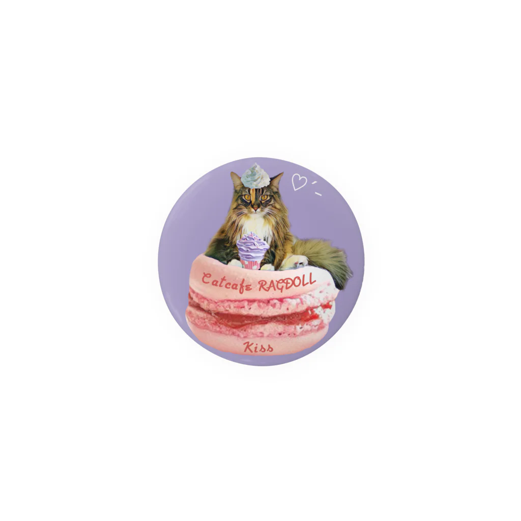 猫カフェラグドール（大阪難波）のマカロンきちゃん💋💕 Tin Badge