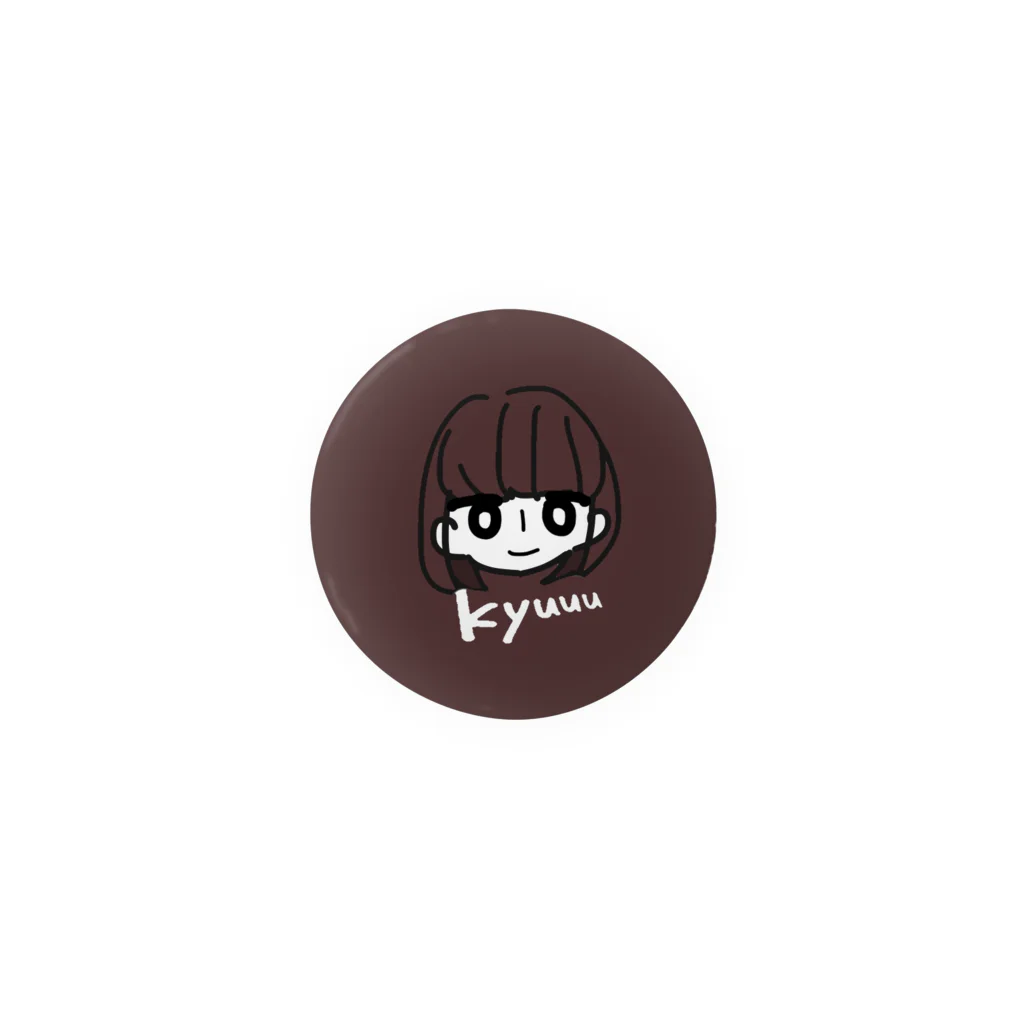 きゅーちゃんのグッズのkyuuu缶 Tin Badge