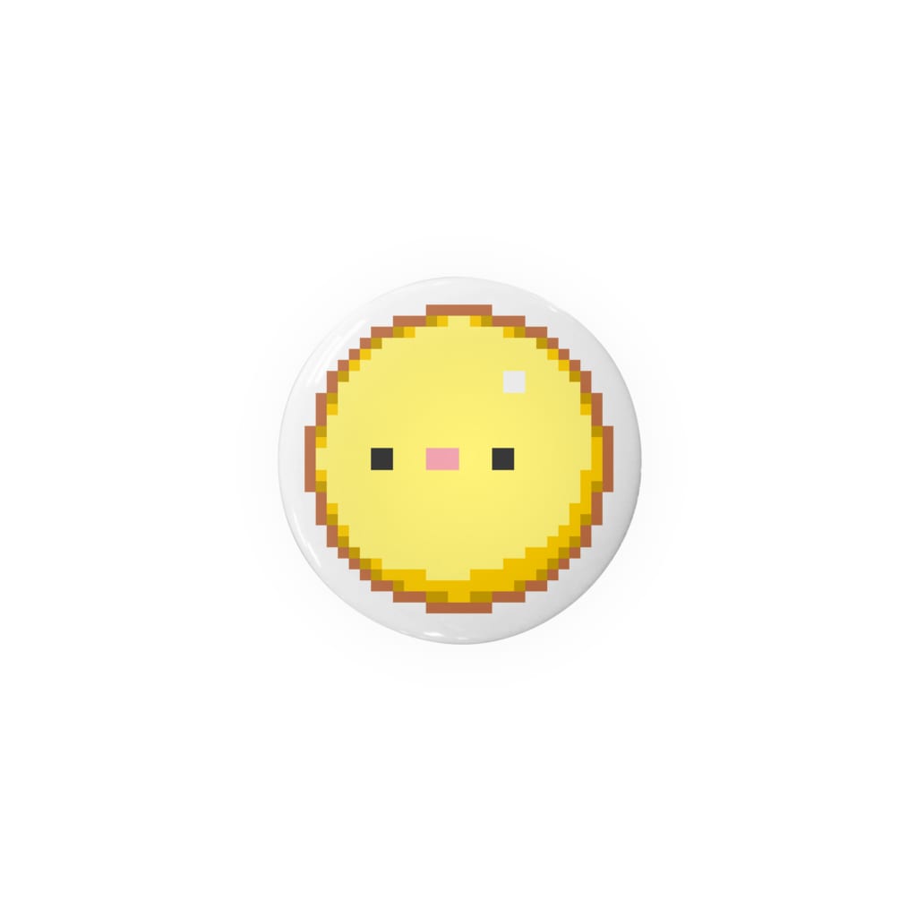 丸いひよこのドット絵 Tin Badge By えざきしい Ezaki C Suzuri