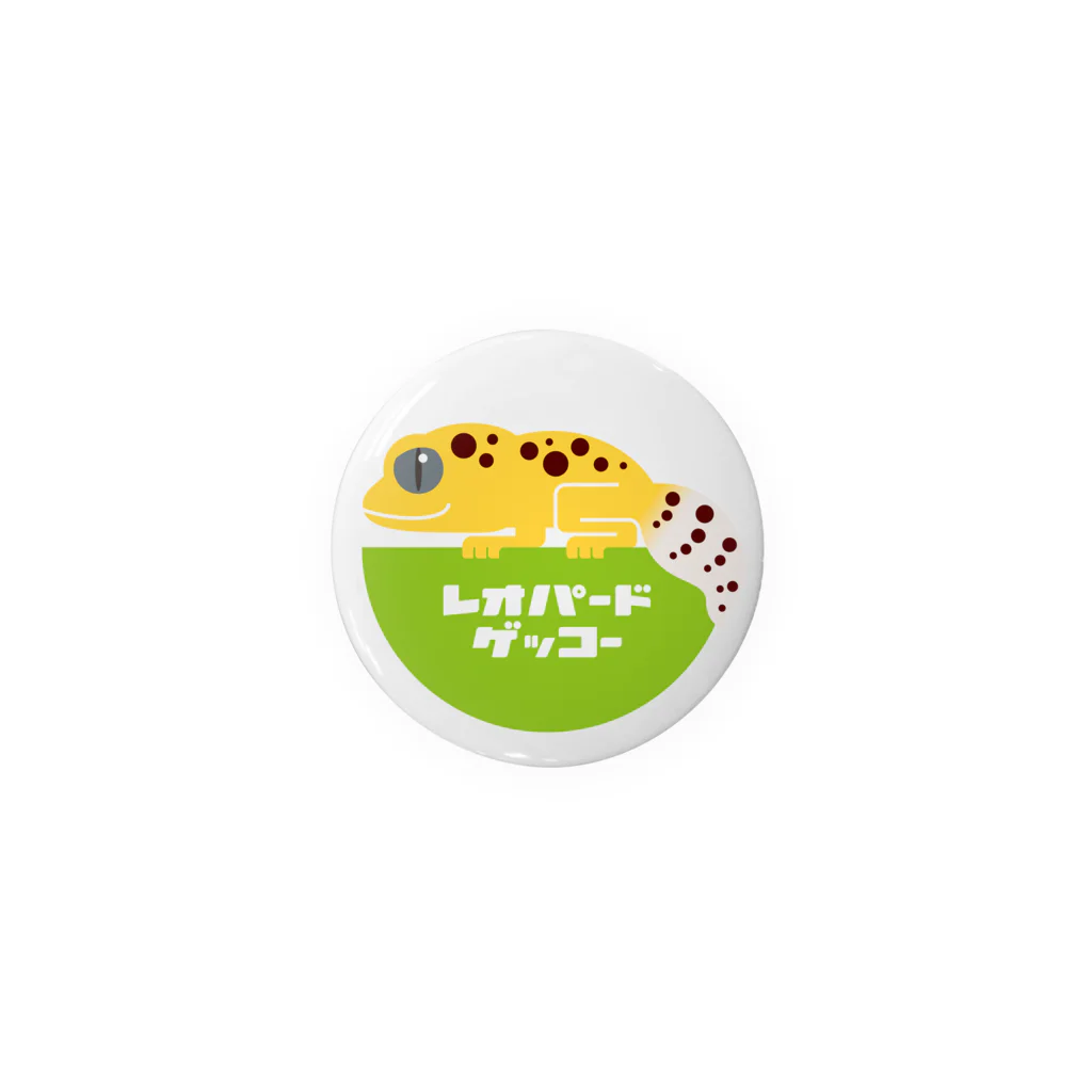 love REPTILESのレオパ（ハイイエロー） Tin Badge