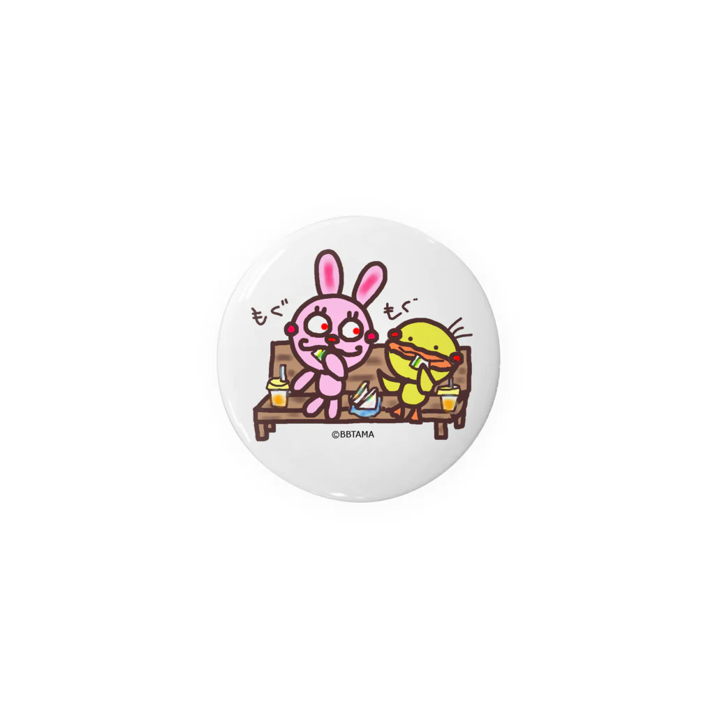 BBTAMAのうさぴよ💛サンドイッチ Tin Badge