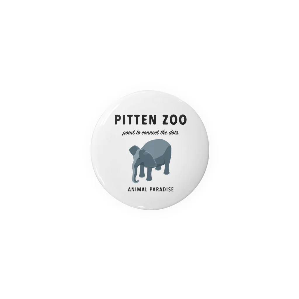 PITTEN PRODUCTSのPITTEN ZOO ANIMAL #1 缶バッジ