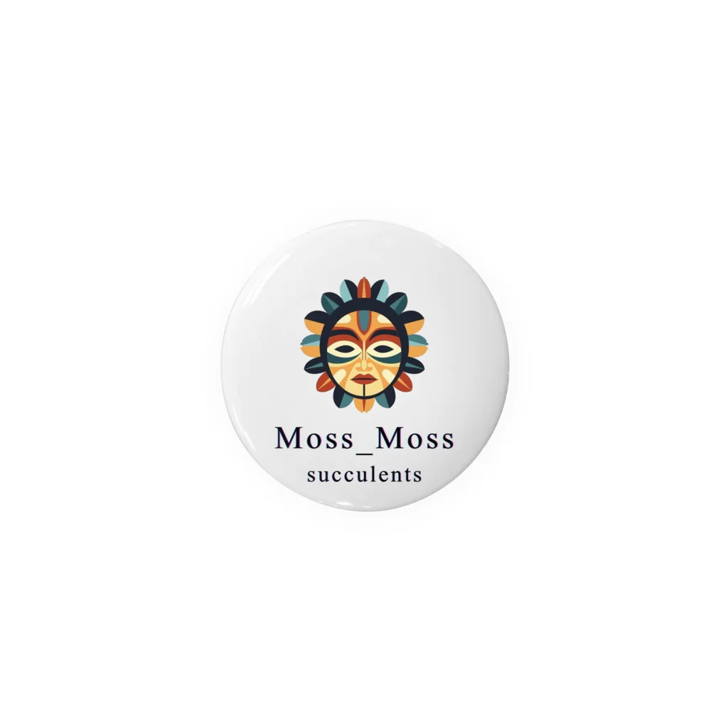 Moss_Moss succulentsのMoss Moss Tin Badge