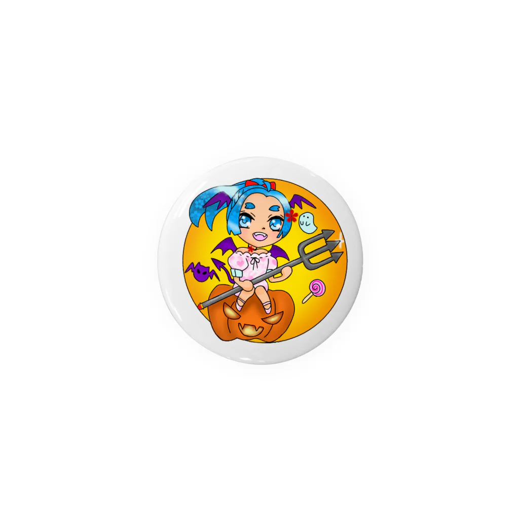 春夏秋冬彩歌＠11/24あさがやドラムでLIVEなんじゃ(✿´ ꒳ ` )のハロウィンひととん Tin Badge