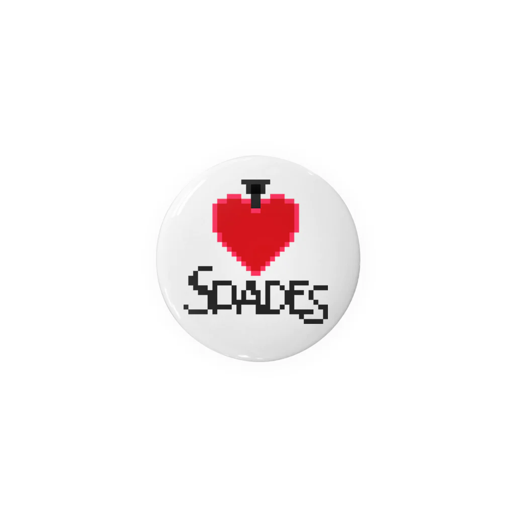 SPADES【公式】のSPADESロゴ ドットver 缶バッジ