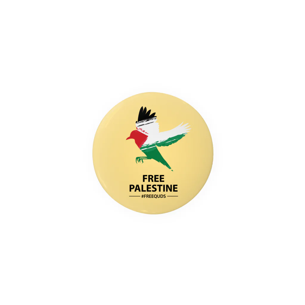 Two Doors Store  (feat.TeamLINKS）のFree Palestine（※44mm限定） Tin Badge