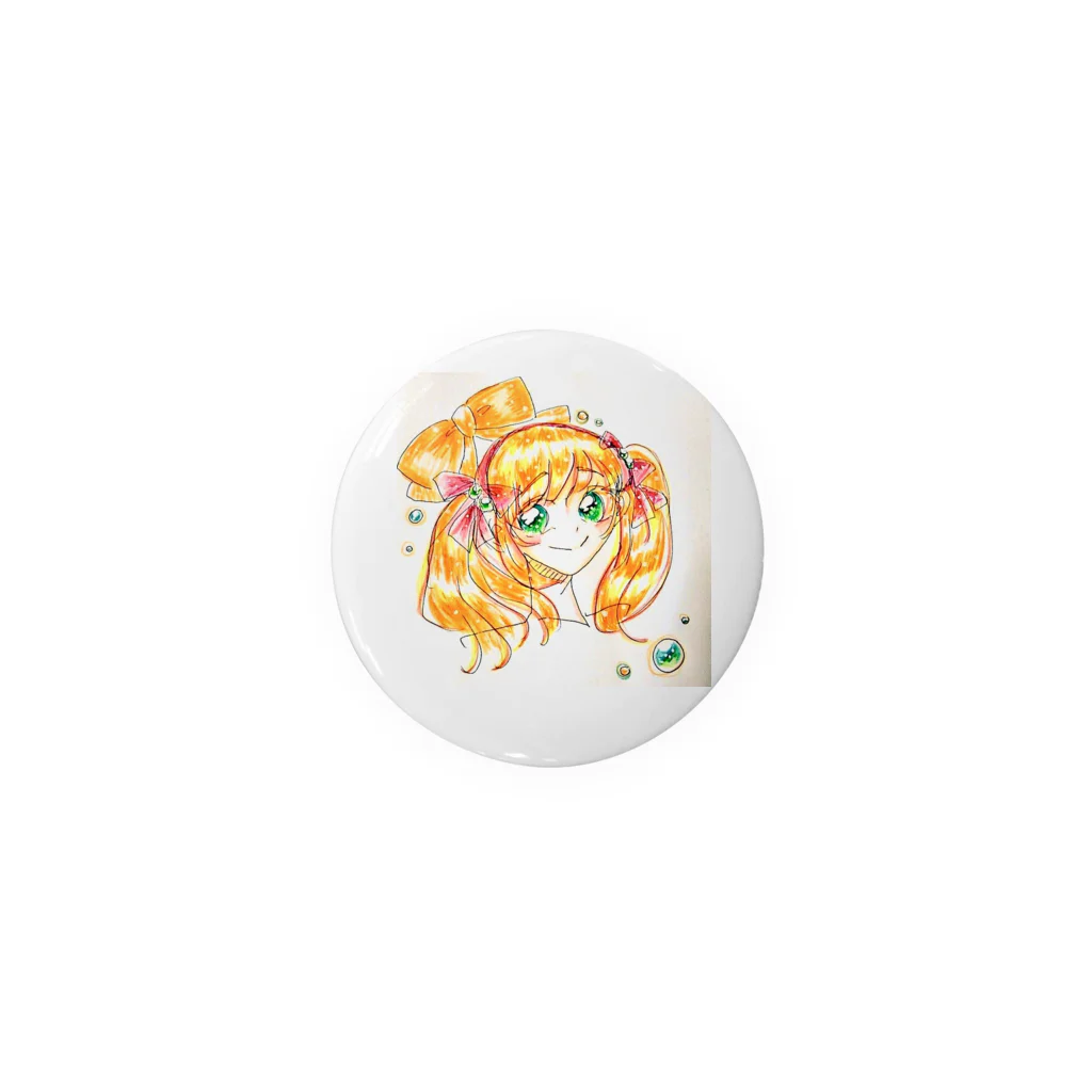 命@創作垢の女の子 Tin Badge