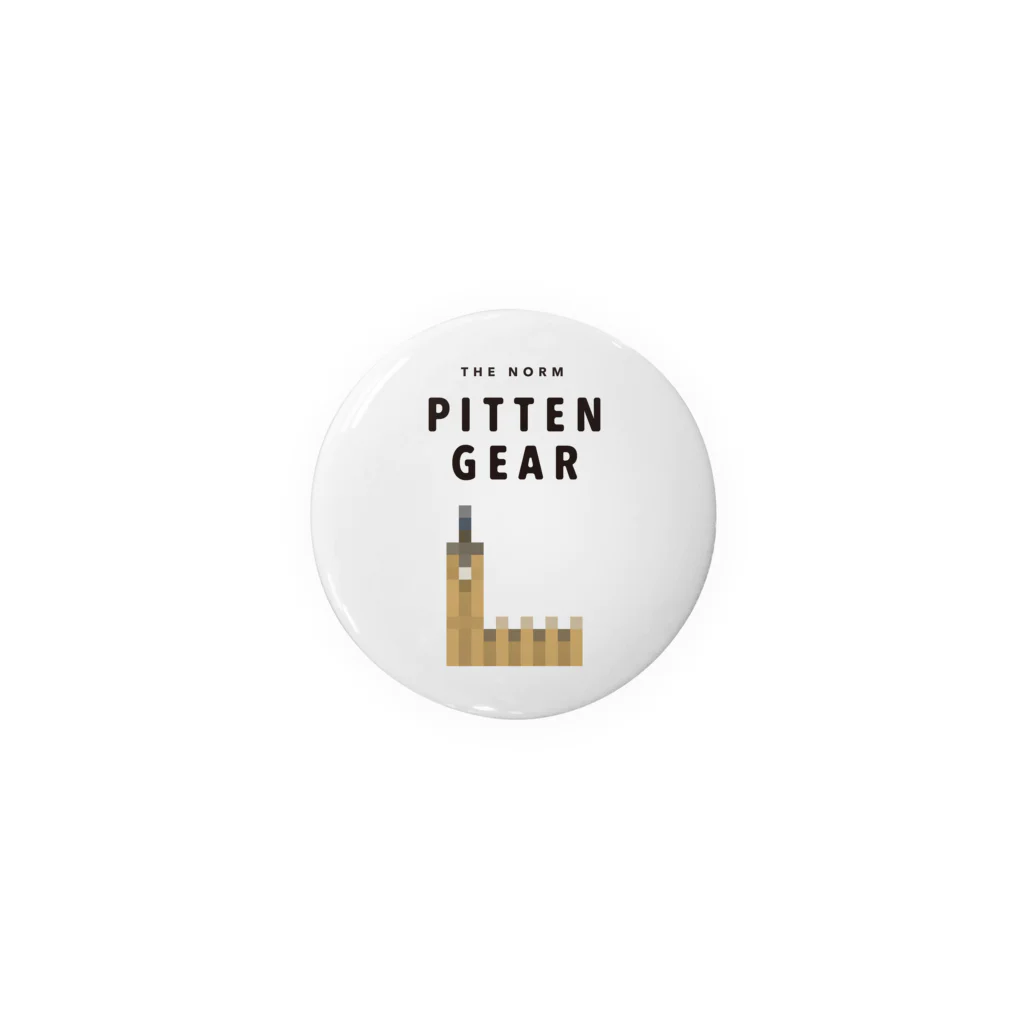 PITTEN PRODUCTSのPITTEN TRAVEL PX WORLD #1 缶バッジ