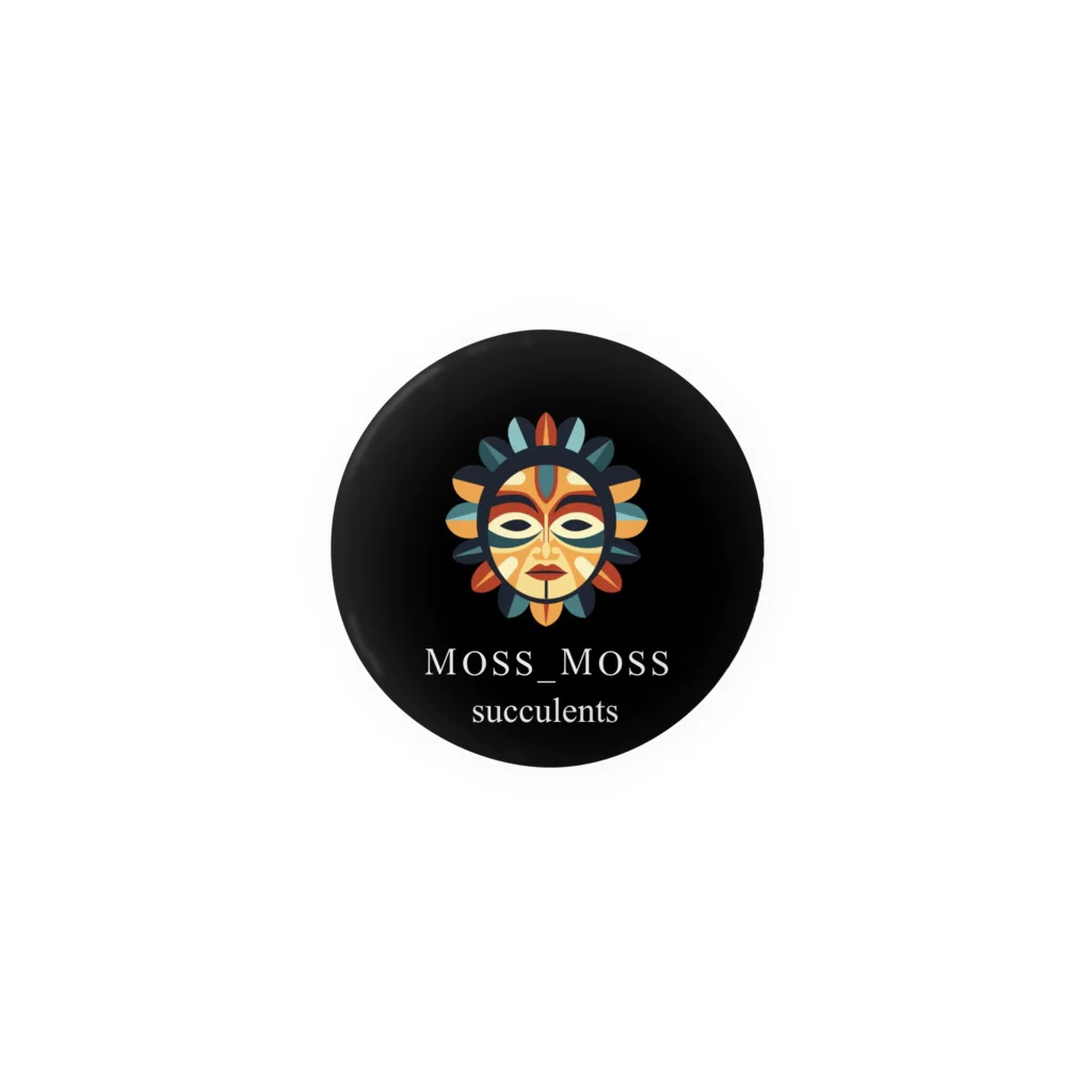 Moss_Moss succulentsのMoss_Moss _succulent Tin Badge