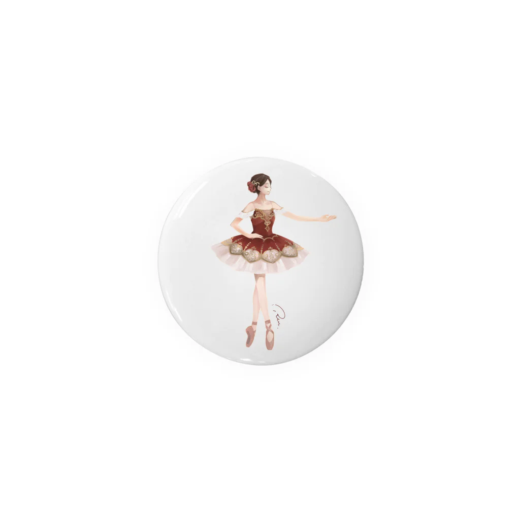 Joy. Ree Illustration SUZURI Shop のBallet (Paquita) - transparent Tin Badge