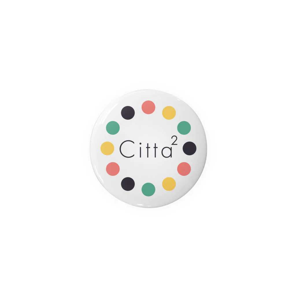 Citta²（ちった）のCitta²ロゴ Tin Badge