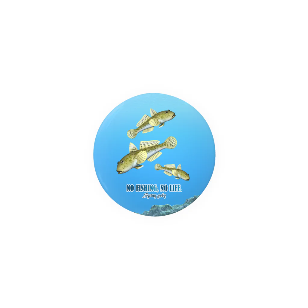 猫と釣り人のマハゼ_1_CB Tin Badge