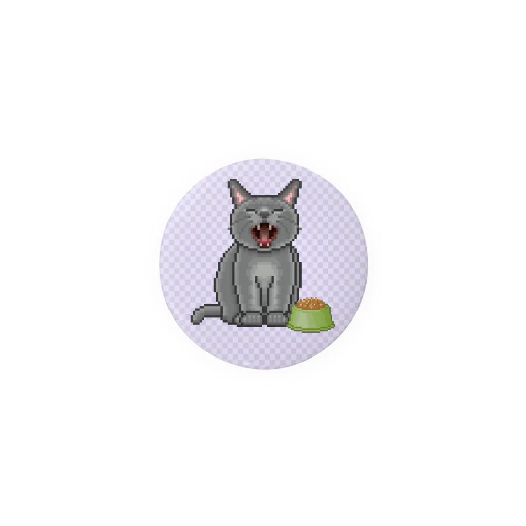 猫と釣り人のNEKO1_8_CB Tin Badge