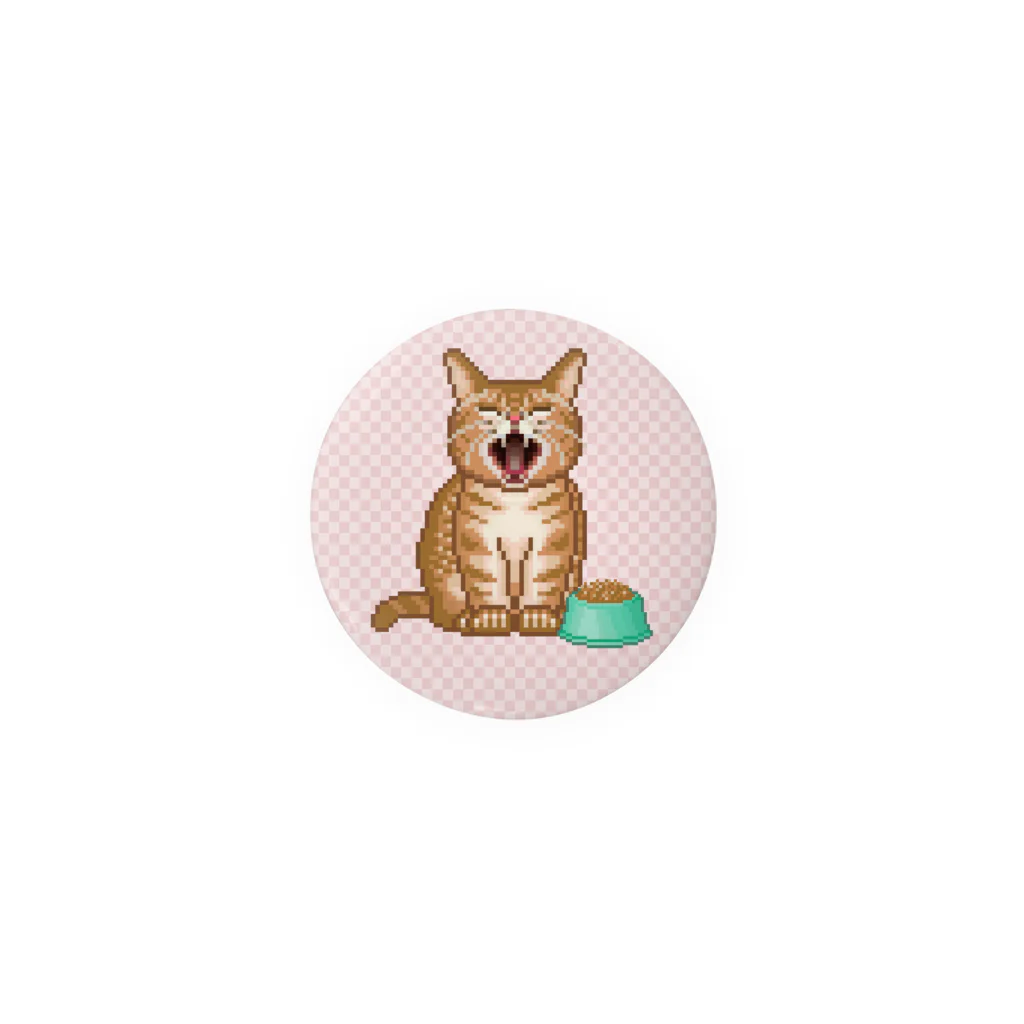 猫と釣り人のNEKO1_2_CB Tin Badge