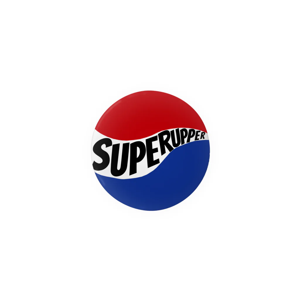 SUPER UPPERのSUPER UPPERロゴ 缶バッジ