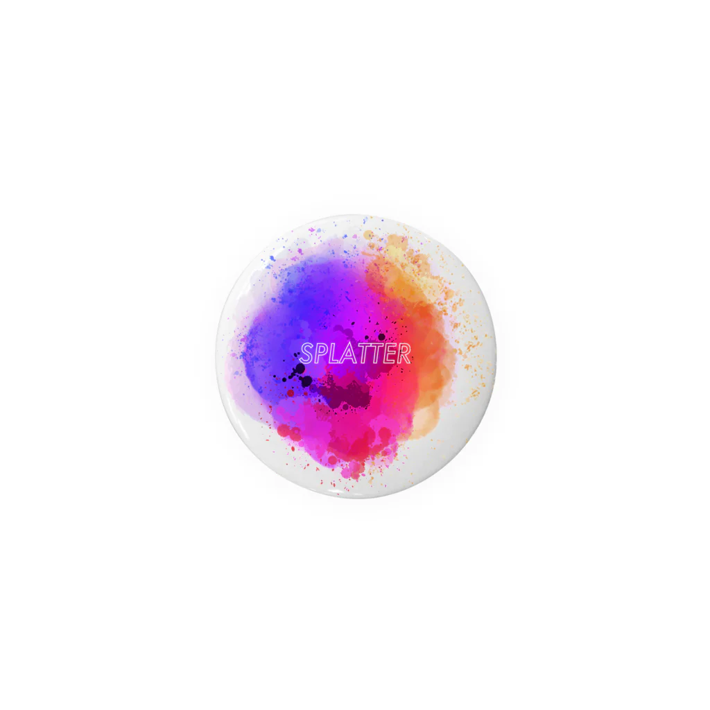 とりぷしんハウスのSPLATTER Tin Badge