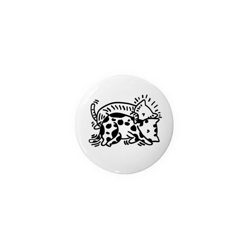 necoichiのBoring Cats2 Tin Badge