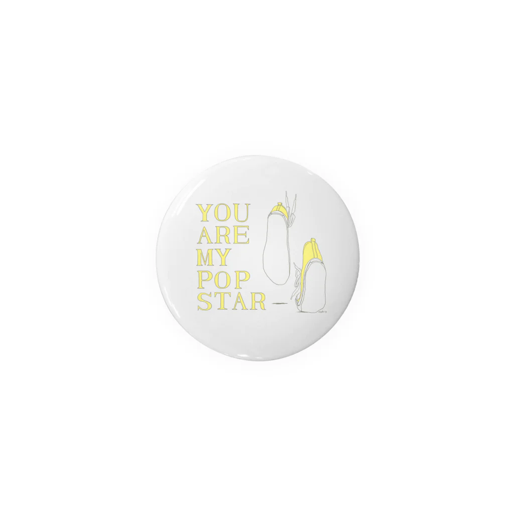 sayako_illustrationのMY POP STAR ステッカー Tin Badge