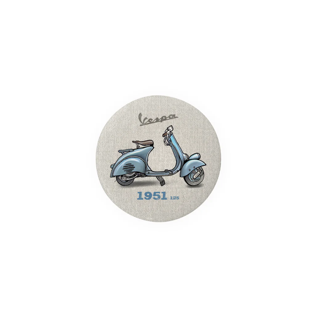 Choco_ComicのVespa_1951 缶バッジ