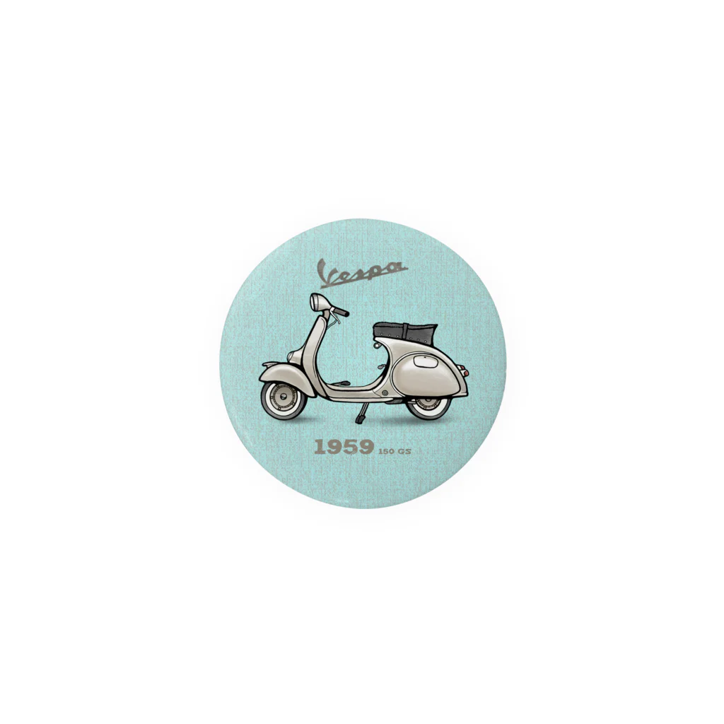 Choco_ComicのVespa_1959 缶バッジ