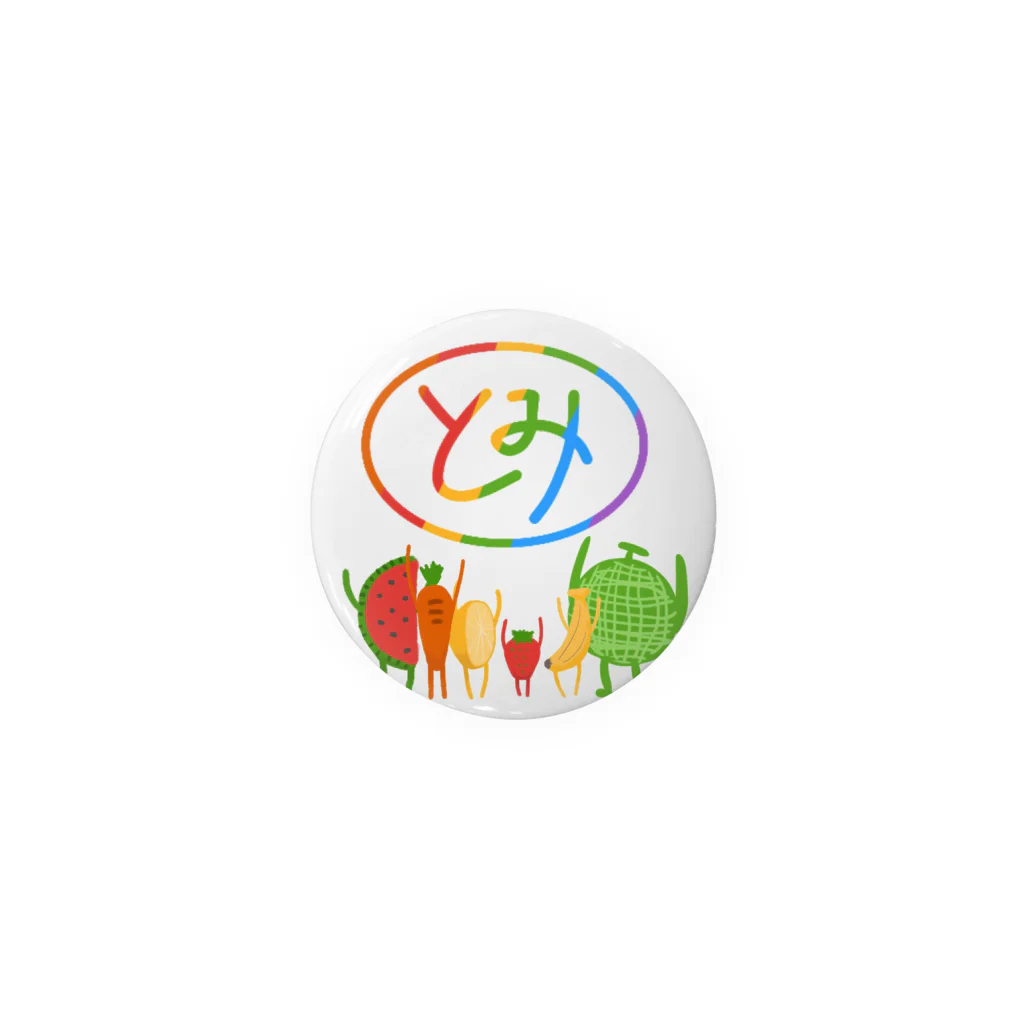 merondaisuki777のとみオリジナルグッズ Tin Badge