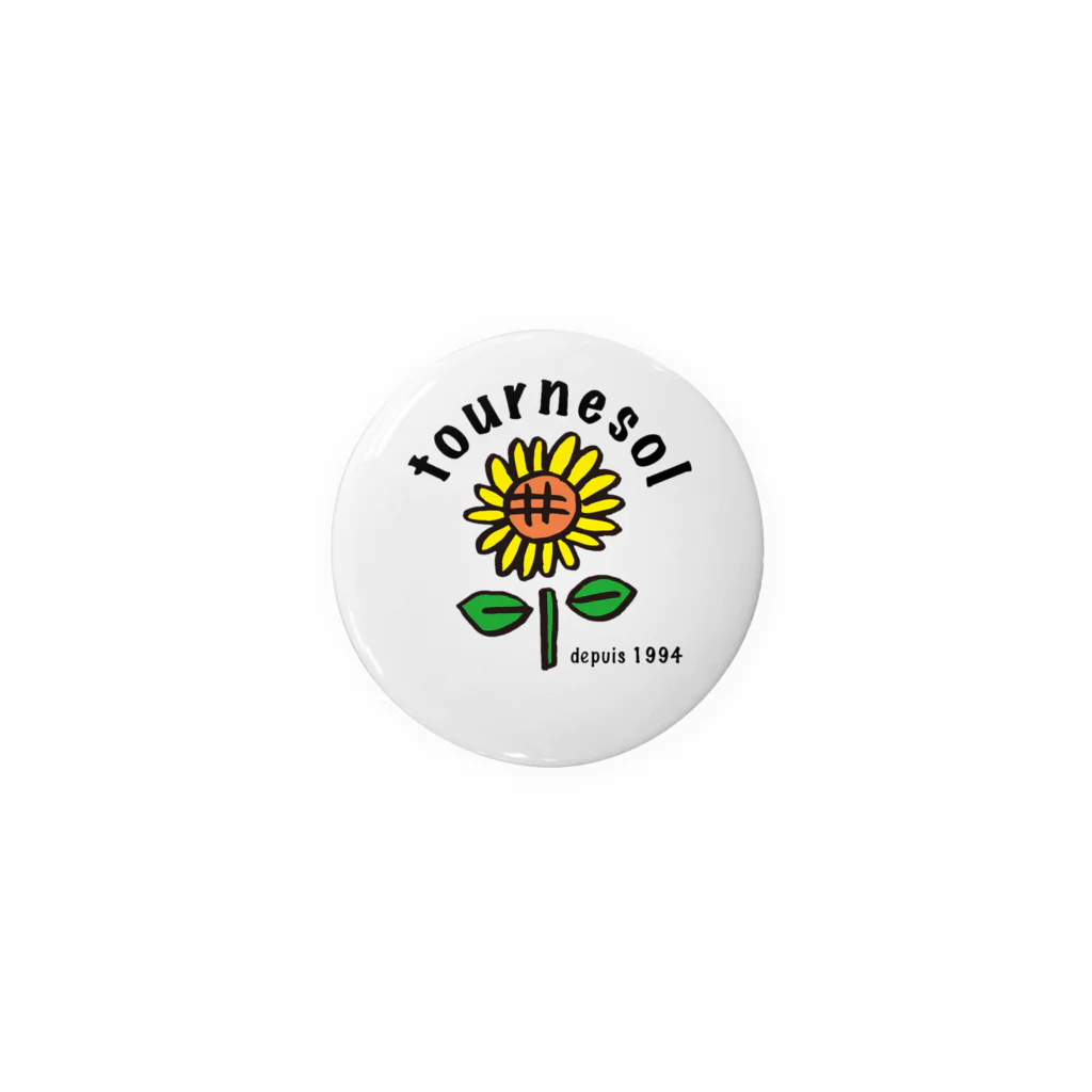 tournesol depuis 1994のオリジナルロゴ(Himawari) Tin Badge