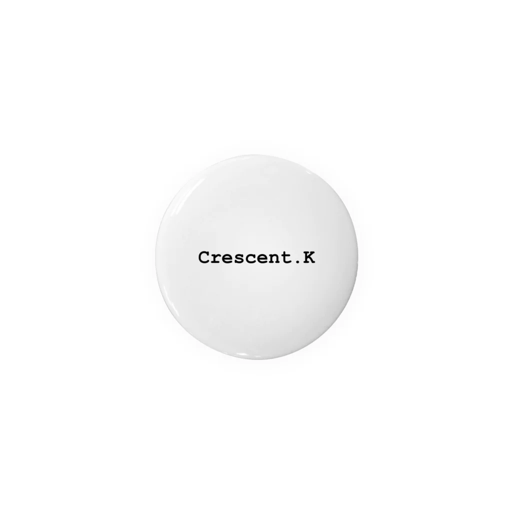 Crescent.KのCrescent.K 缶バッジ　WHITE 缶バッジ