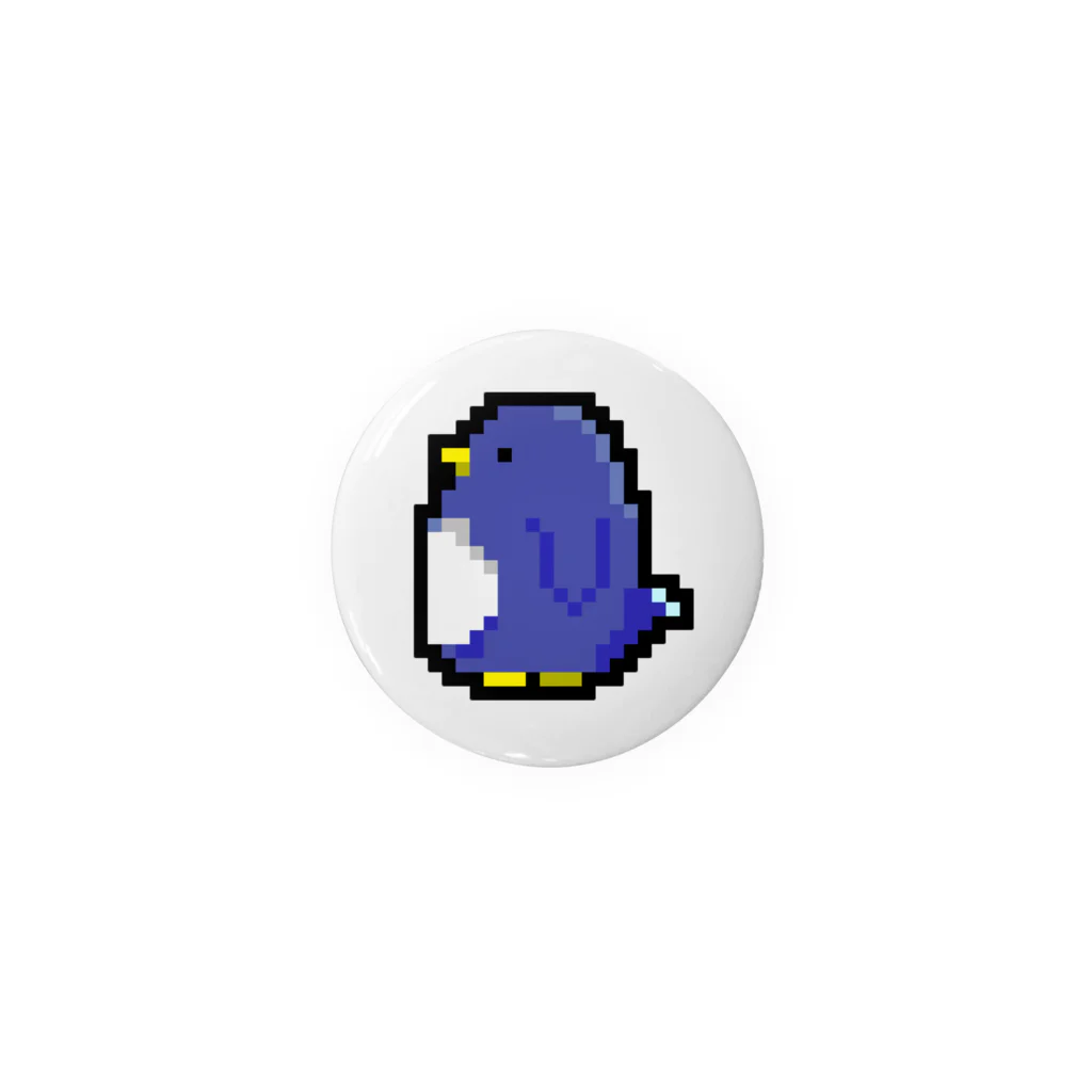 ペンギンの人のドット絵ペンギン Tin Badge