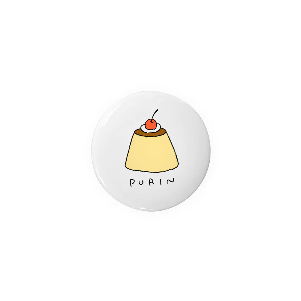 TABEMONOのPURIPURIN Tin Badge