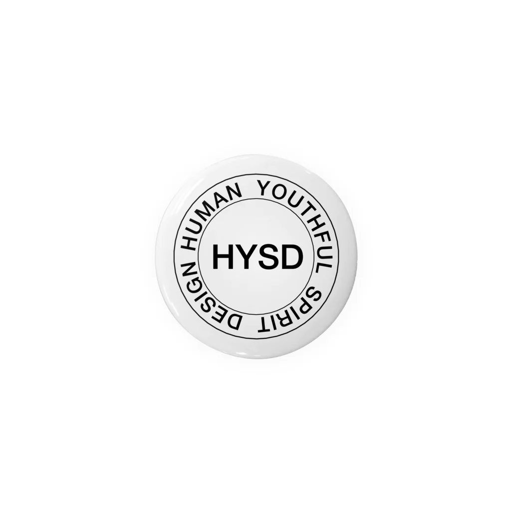 HYSDのHYSDサークルロゴ Tin Badge