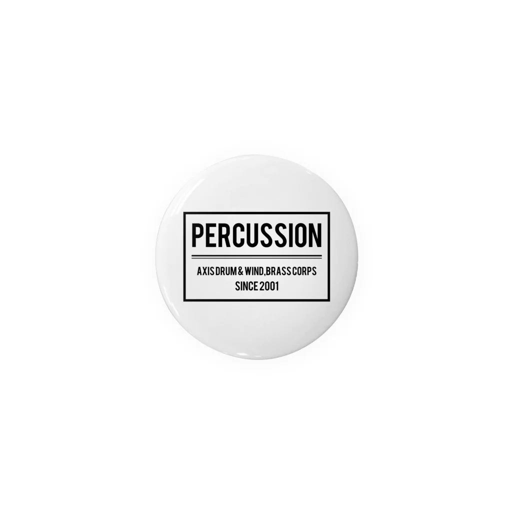 AXIS_GoodsのAXIS PERCUSSION Tin Badge