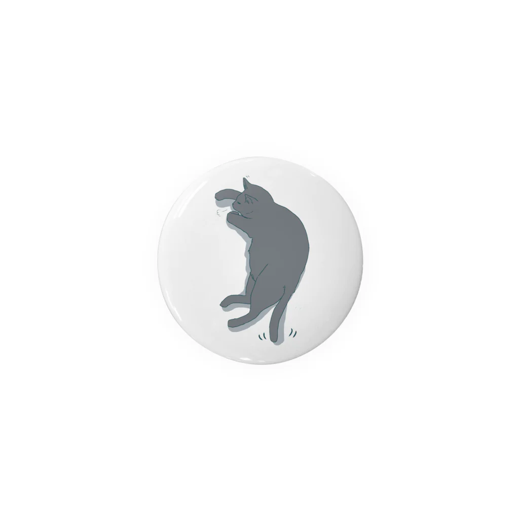 ねこまみれのまったり猫 Tin Badge