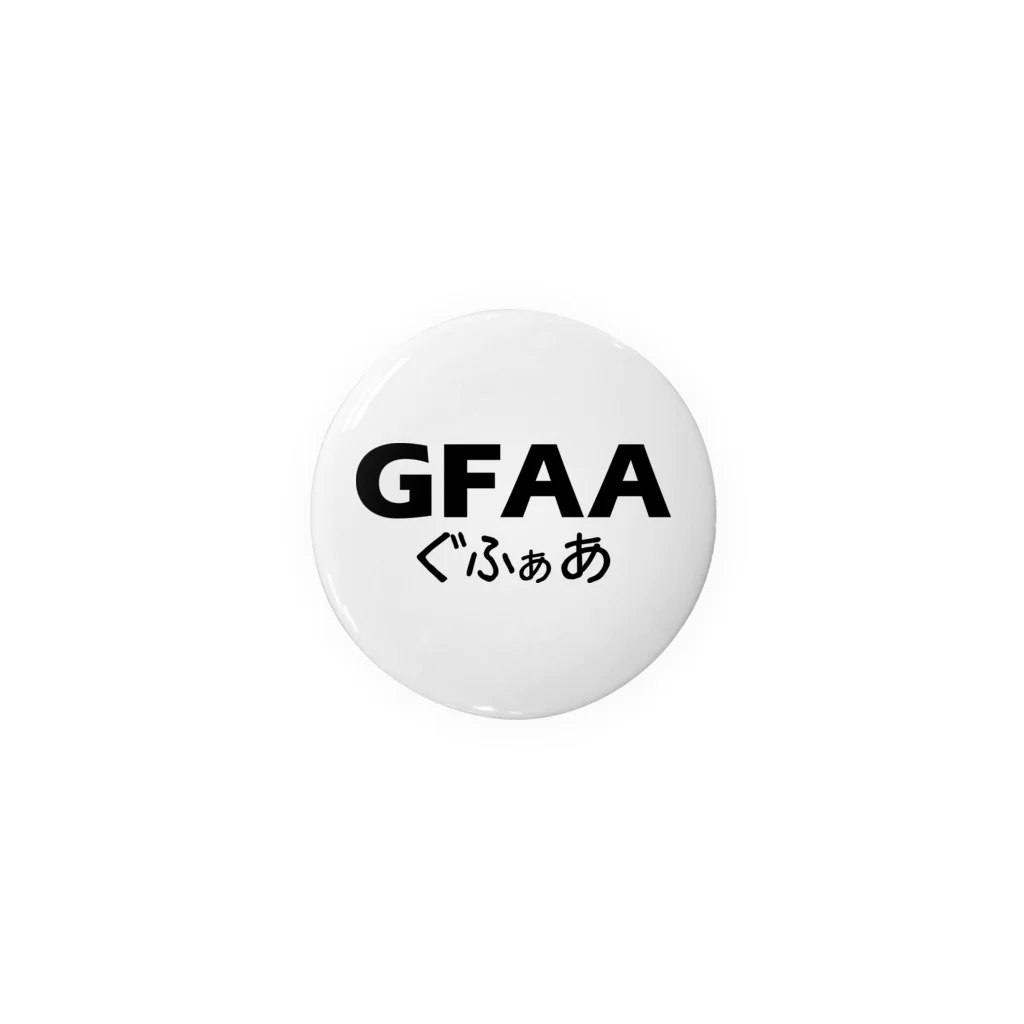 BE UPWARDのGFAA Tin Badge